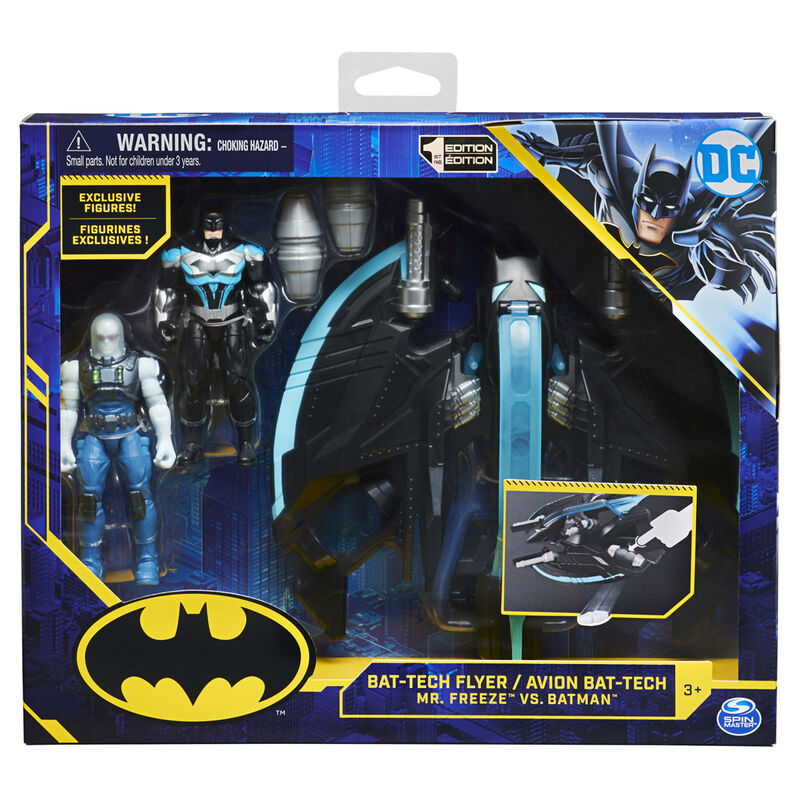 Figura Batman and MR Freezee + Batwings DC Comics 10cm de SPIN MASTER - Frikibase.com