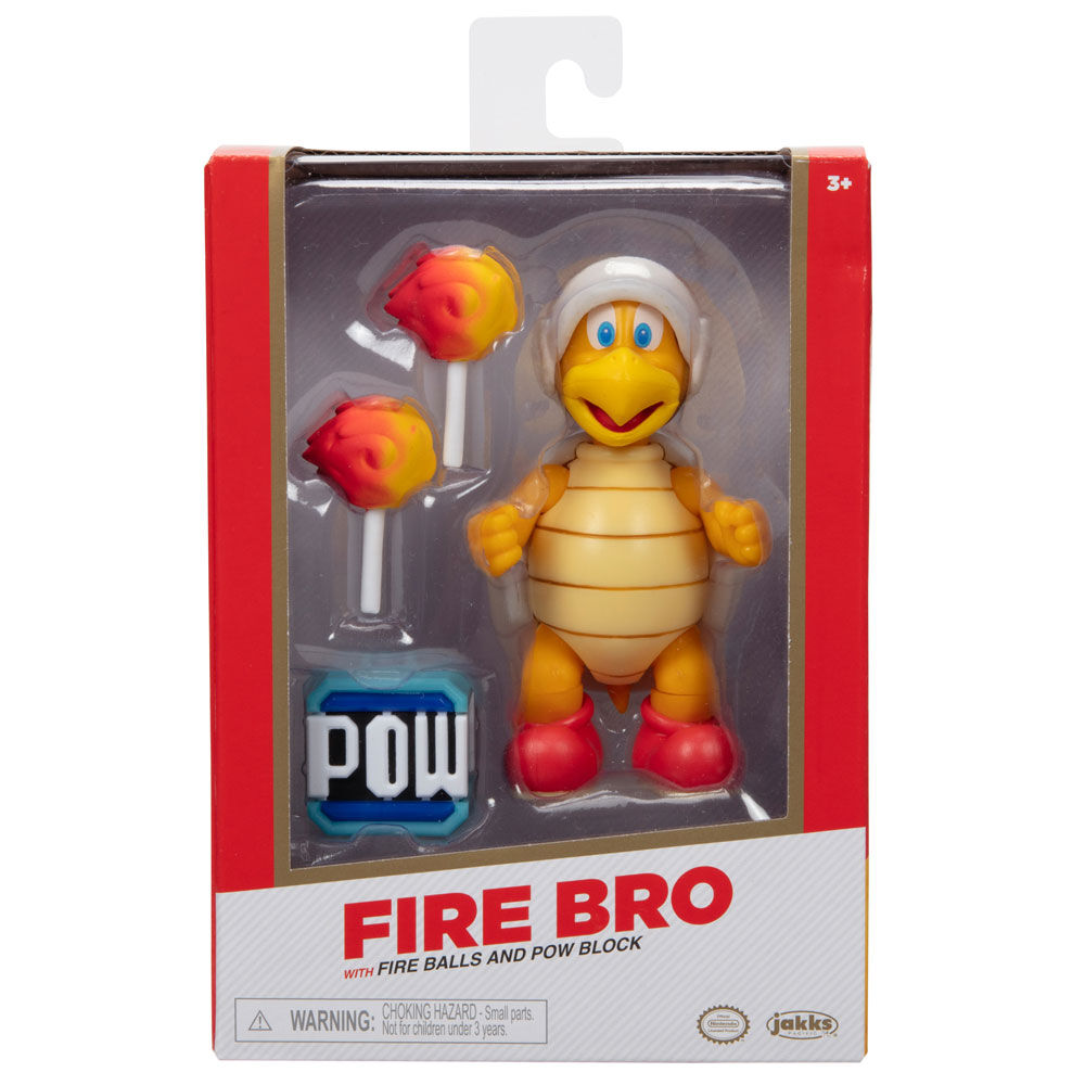 Figura Fire Bro Gold Super Mario Bros 10cm de JAKKS PACIFIC - Frikibase.com