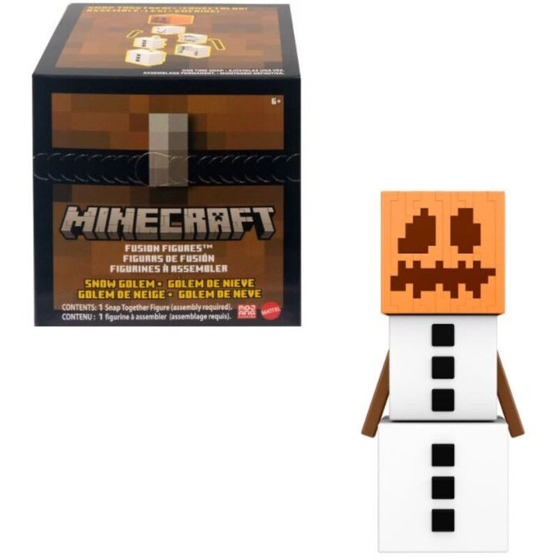 Figura Golem de Nieve Minecraft de MATTEL - Frikibase.com