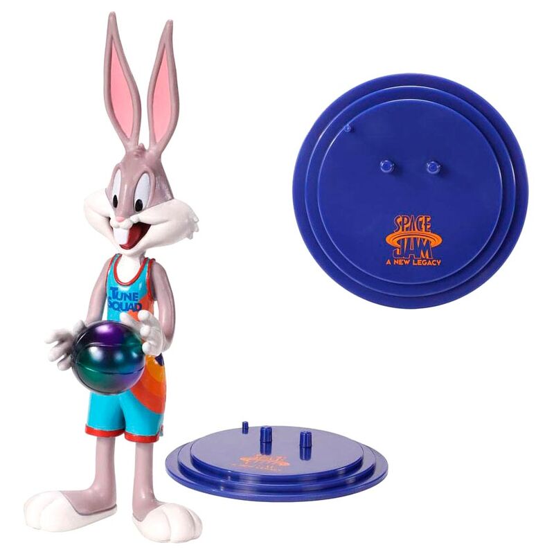 Figura Maleable Bendyfigs Bugs Bunny Space Jam 2 19cm de NOBLE COLLECTION - Frikibase.com