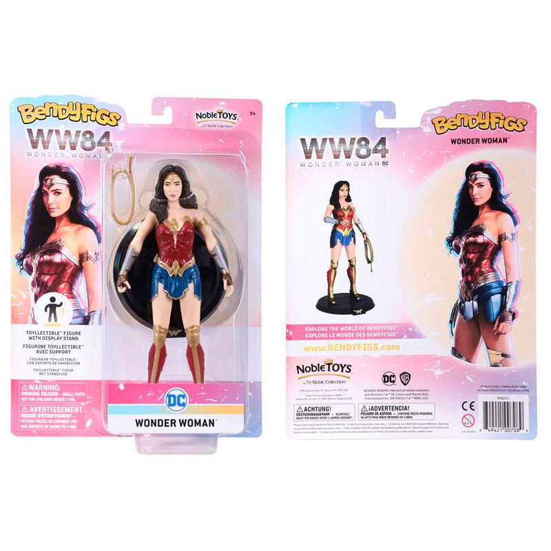 Figura Maleable Bendyfigs Wonder Woman DC Comics 19cm de NOBLE COLLECTION - Frikibase.com