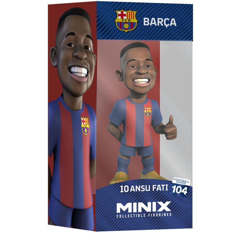Figura Minix Ansu Fati FC Barcelona 12cm de MINIX - Frikibase.com