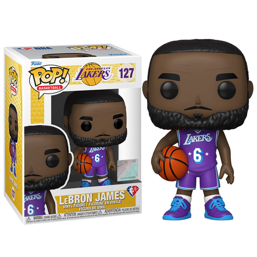 Figura POP NBA Lakers LeBron James City Edition 2021 de FUNKO - Frikibase.com