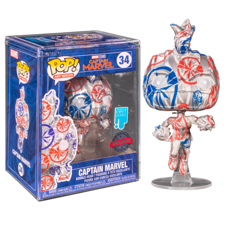 Figura POP Patriotic Age Captain Marvel Exclusive de FUNKO - Frikibase.com