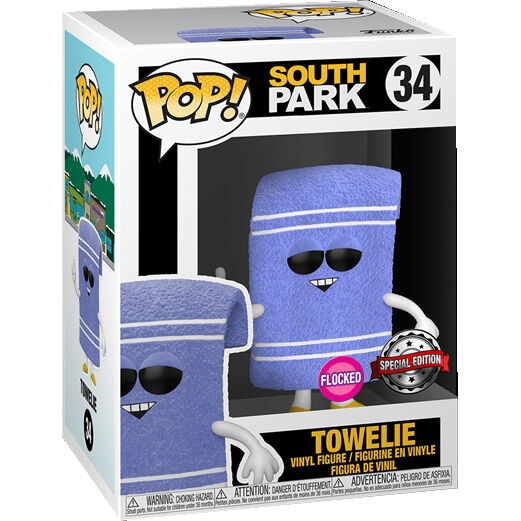 Figura POP South Park Towelie Flocked Exclusive de FUNKO - Frikibase.com