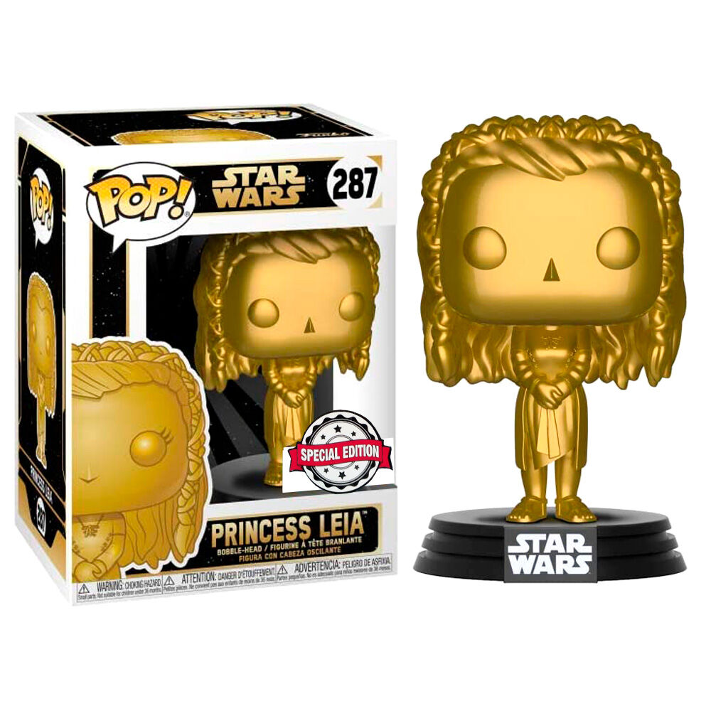 Figura POP Star Wars Princess Leia Exclusive de FUNKO - Frikibase.com