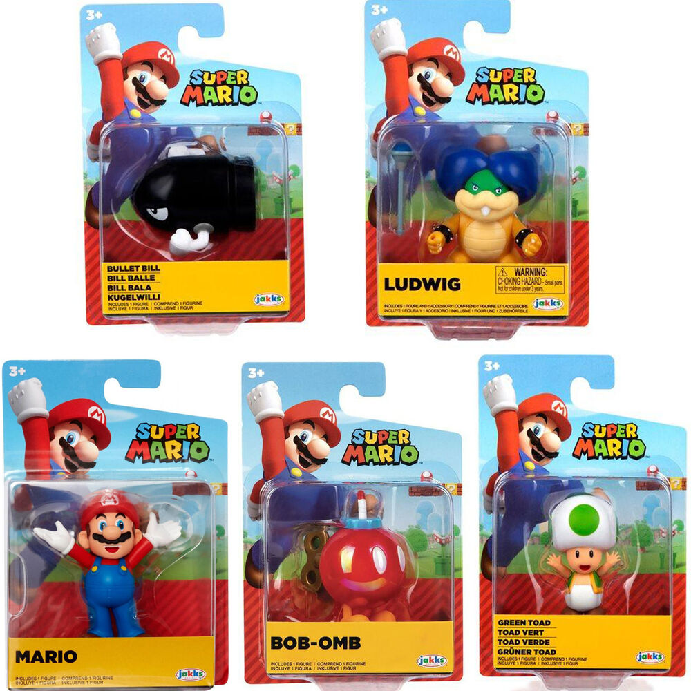 Figura Super Mario Nintendo surtido 6cm de JAKKS PACIFIC - Frikibase.com