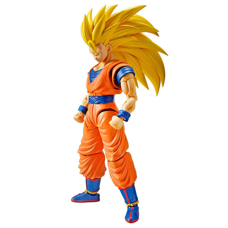 Figura Super Saiyan 3 Son Goku Model Kit Dragon Ball Z 14cm de BANDAI HOBBY - Frikibase.com