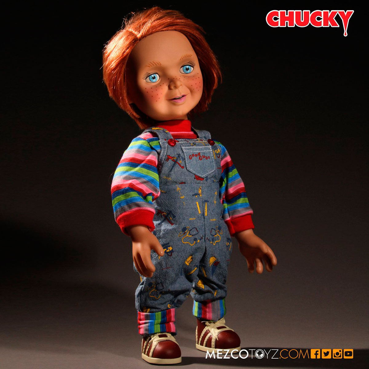 Figura articulada parlante Muñeco Diabolico Chucky 38cm de MEZCO TOYS - Frikibase.com
