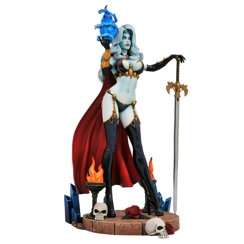 Figura diorama Lady Death Femme Fatales 23cm de DIAMOND SELECT - Frikibase.com