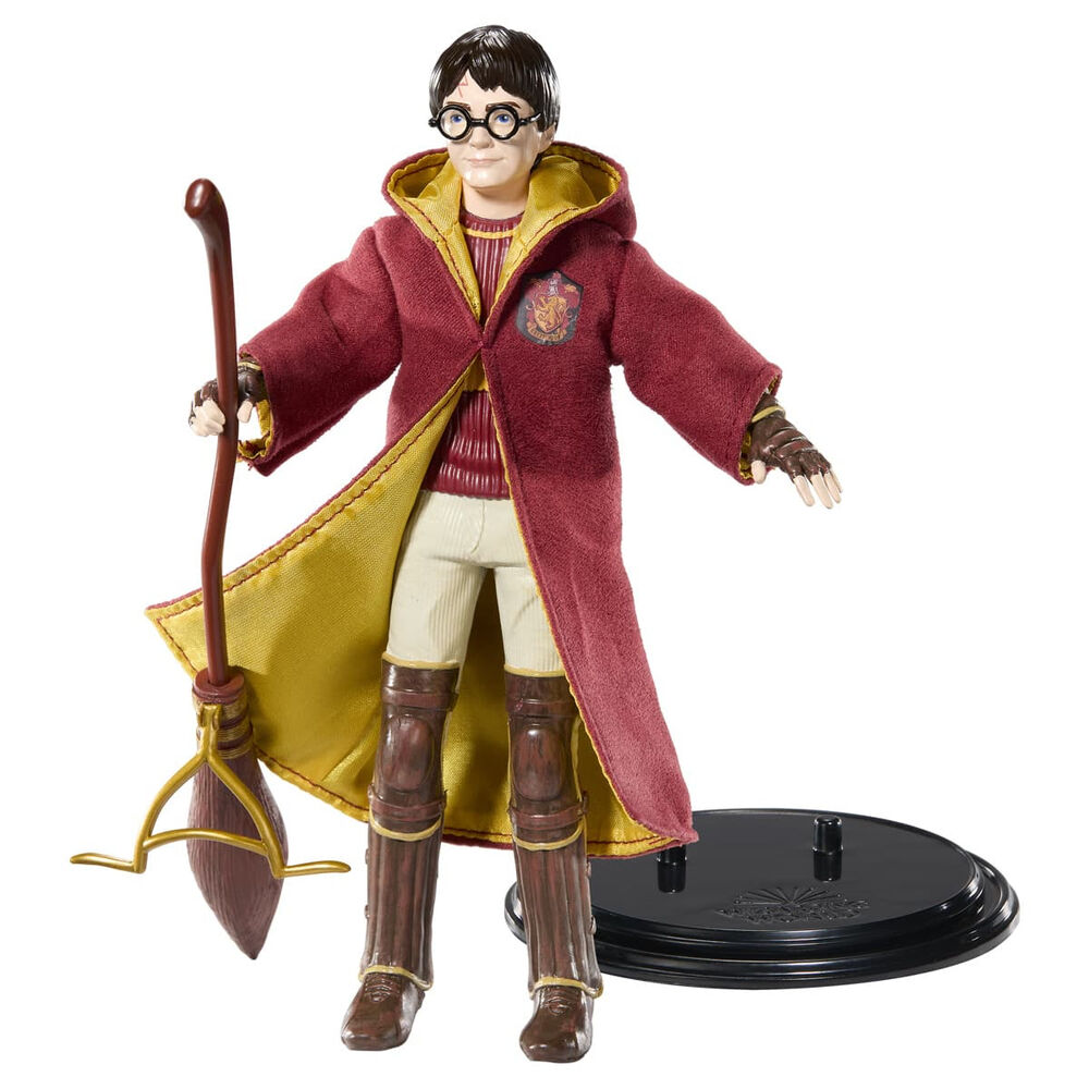 Figura maleable Bendyfigs Harry Potter Quidditch Harry Potter 19cm de NOBLE COLLECTION - Frikibase.com