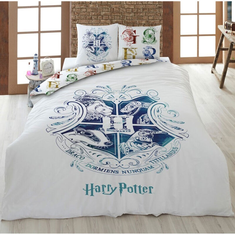 Funda nordica Hogwarts Harry Potter cama 90cm algodon de WARNER BROS. - Frikibase.com