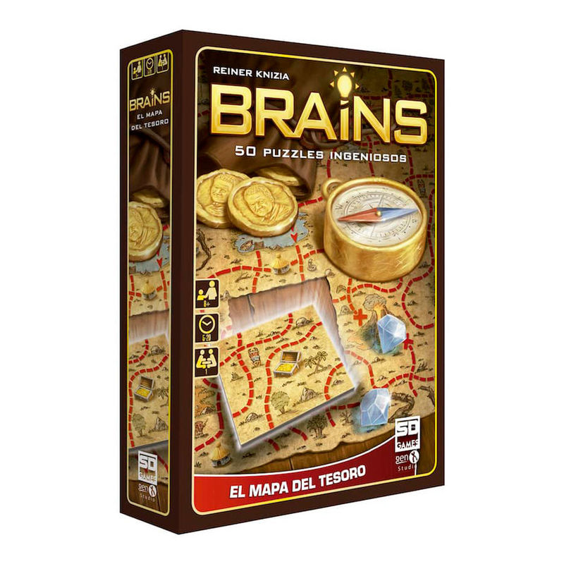 Juego BRAINS mapa del tesoro de SD GAMES - Frikibase.com