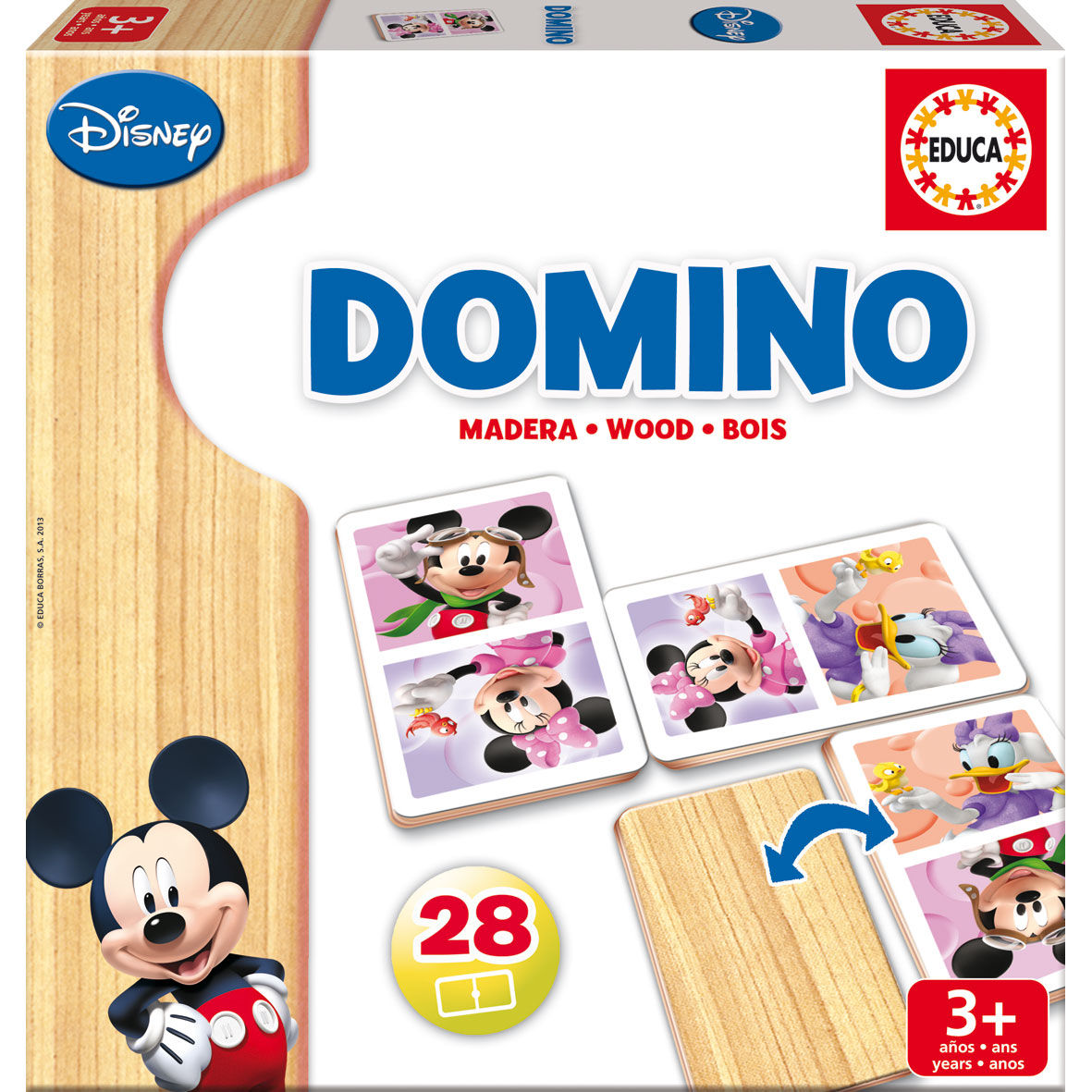 Juego Domino Mickey Minnie Disney madera de EDUCA BORRAS - Frikibase.com