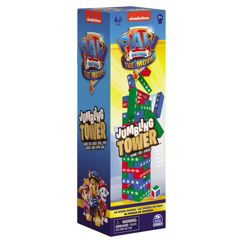 Juego Jumbling Tower Patrulla Canina Paw Patrol de SPIN MASTER - Frikibase.com