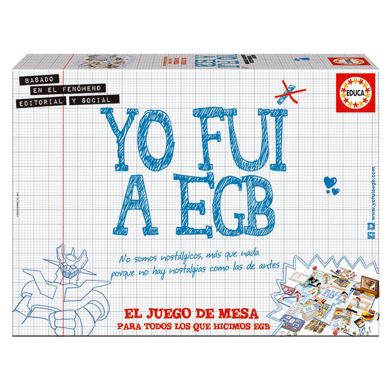 Juego Yo fui a EGB de EDUCA BORRAS - Frikibase.com