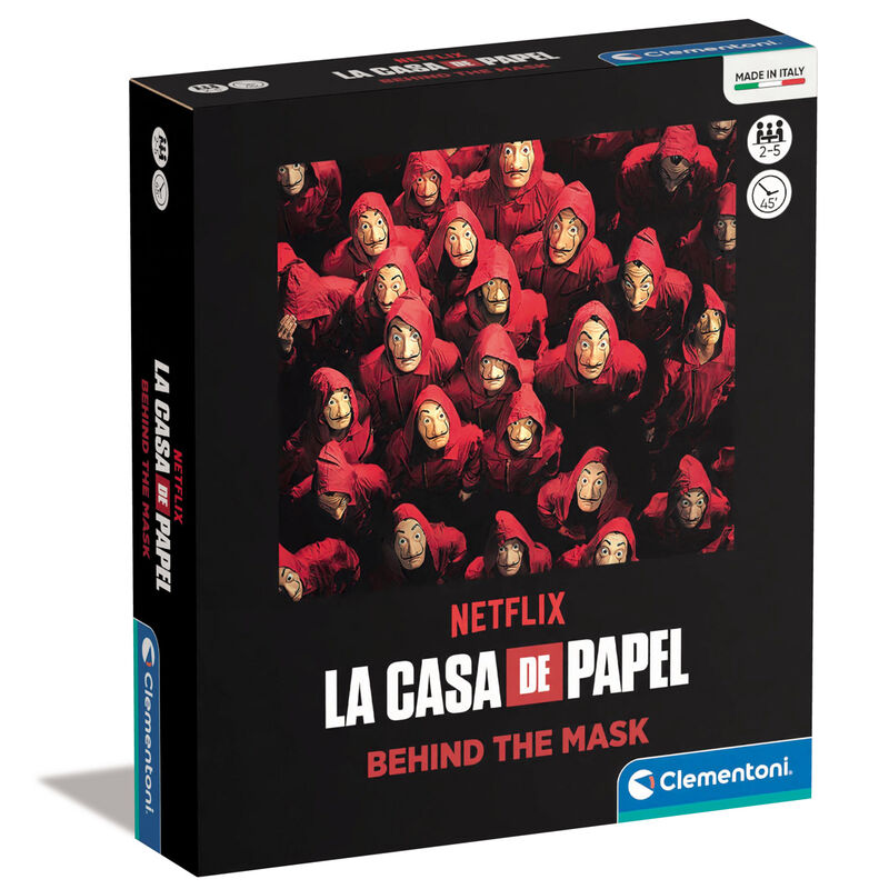 Juego de mesa Detras de la Mascara La Casa de Papel de CLEMENTONI - Frikibase.com