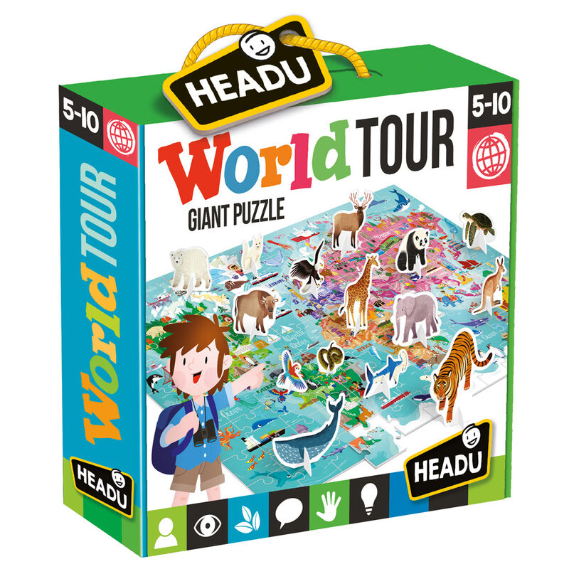 Juego educativo Puzzle World Tour de HEADU - Frikibase.com