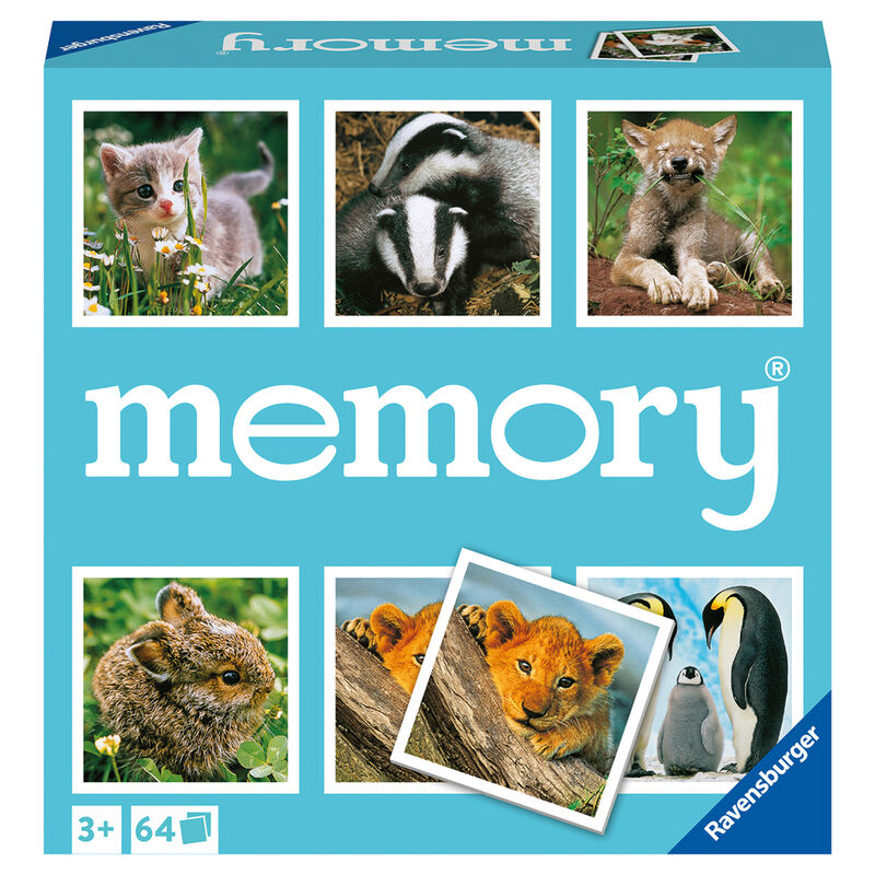 Juego memory Animales bebes de RAVENSBURGER - Frikibase.com