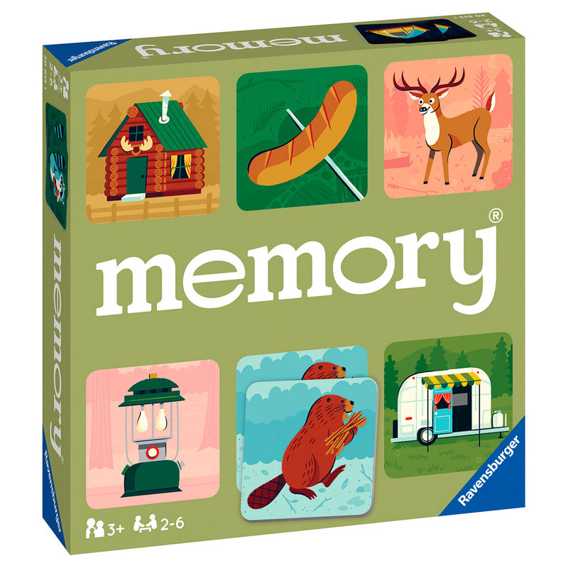 Juego memory Camping Adventures de RAVENSBURGER - Frikibase.com