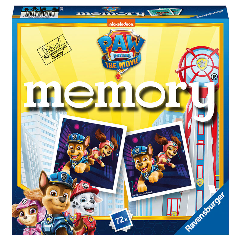 Juego memory Patrulla Canina Paw Patrol de RAVENSBURGER - Frikibase.com