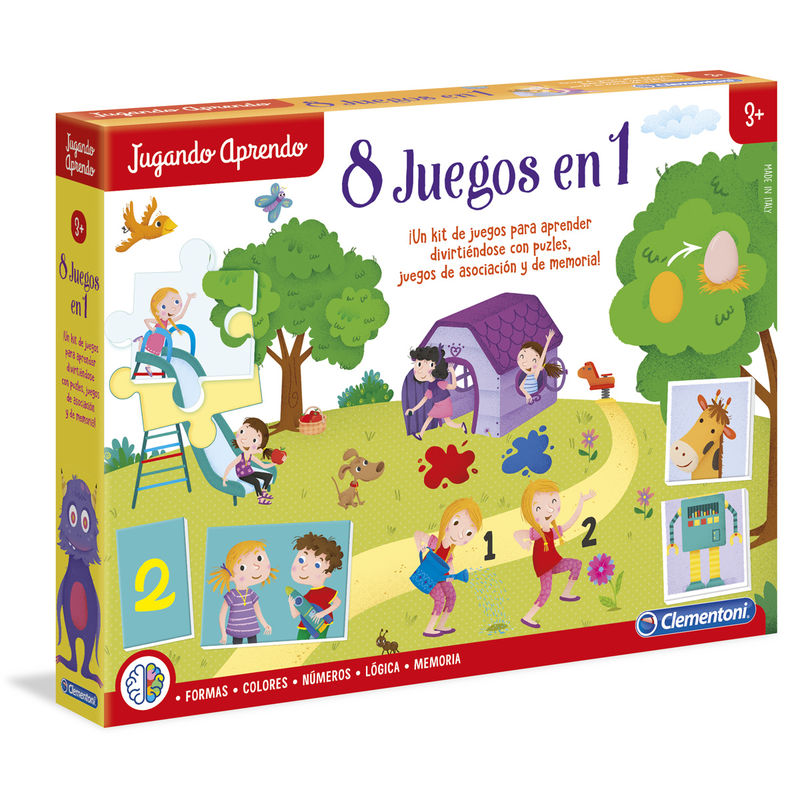 Kit 8 juegos en 1 Español de CLEMENTONI - Frikibase.com