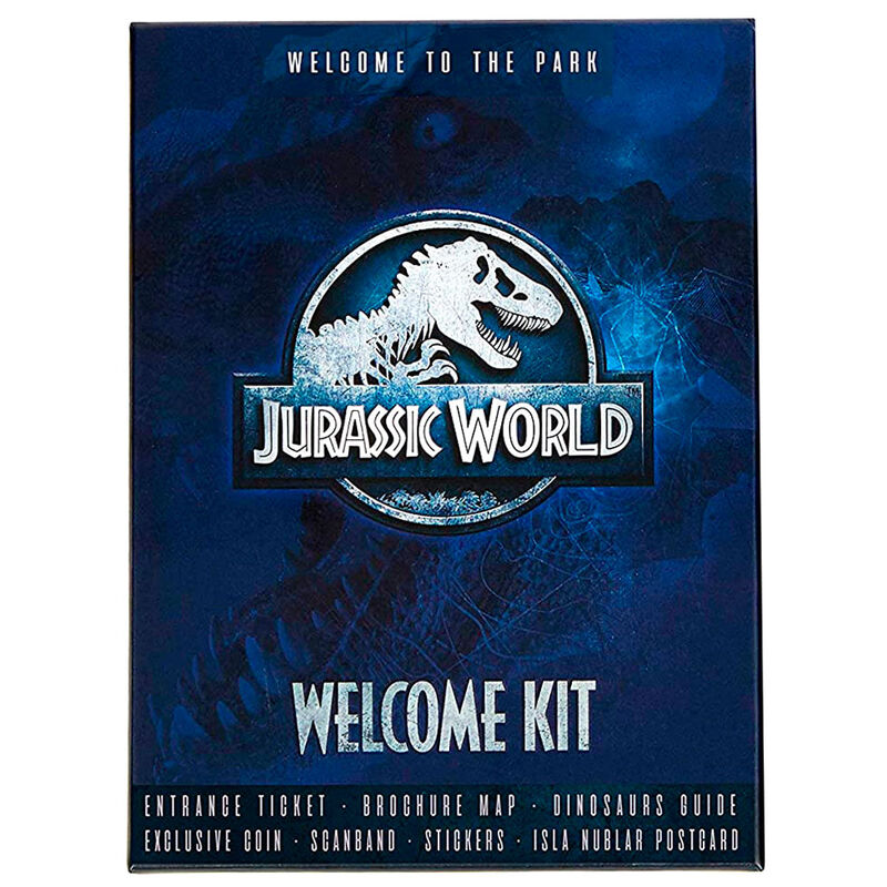Kit Bienvenida Jurassic World inglés
