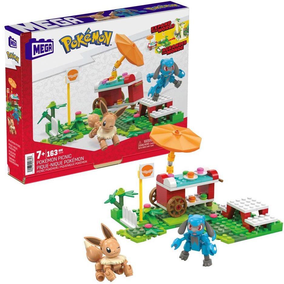 Kit Construccion Mega Construx Picnic Pokemon 163pzs de MATTEL - Frikibase.com