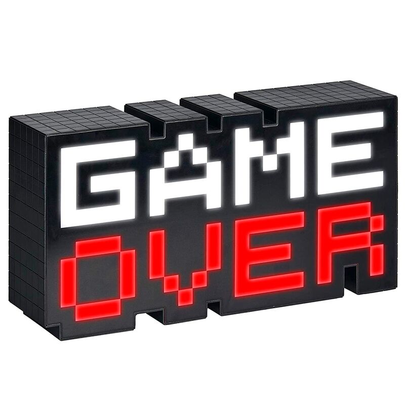Lampara 8-BIT Game Over de PALADONE - Frikibase.com