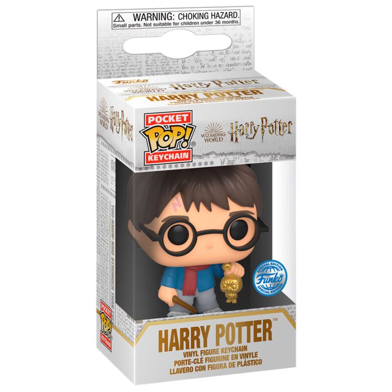 Llavero Pocket POP Harry Potter Holiday Harry Potter Exclusive de FUNKO - Frikibase.com