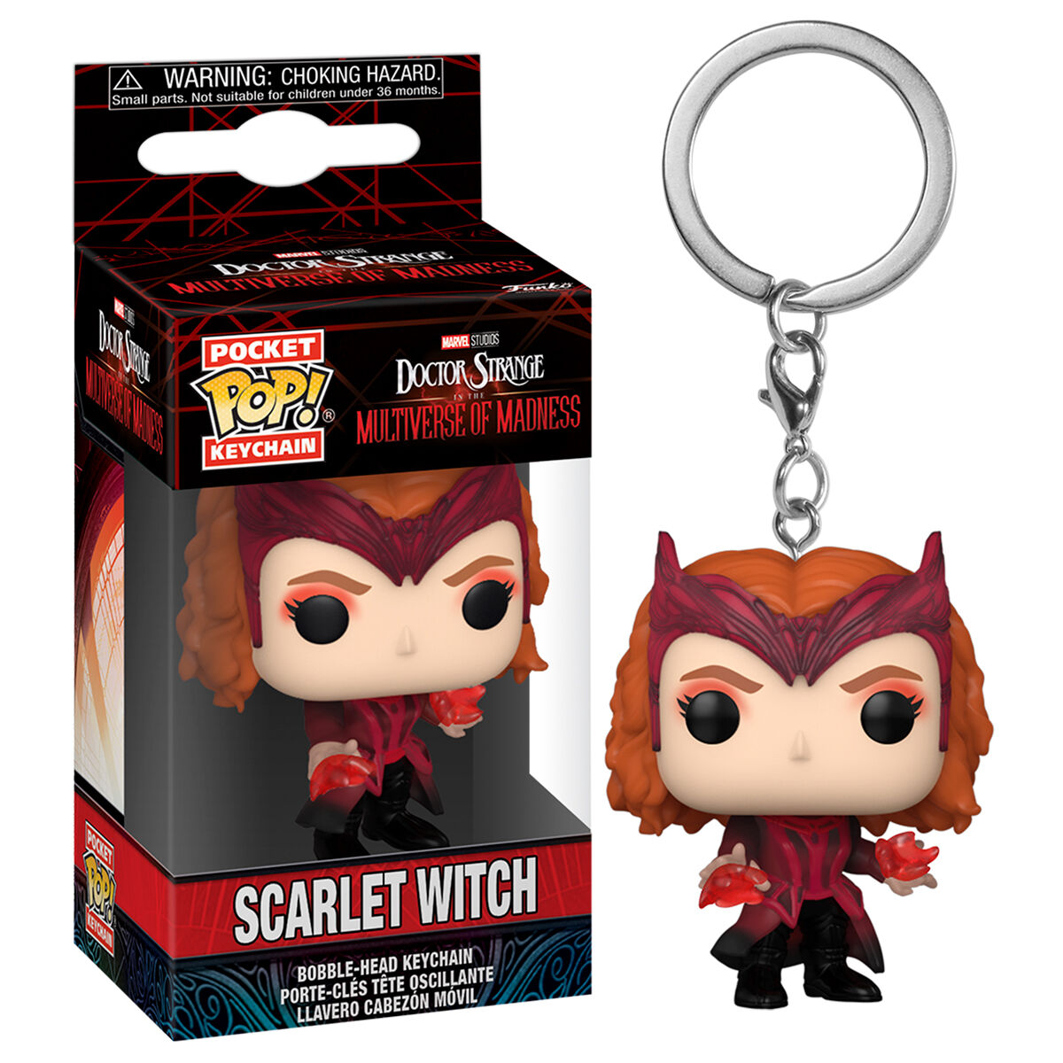 Llavero Pocket POP Marvel Doctor Strange Scarlet Witch de FUNKO - Frikibase.com