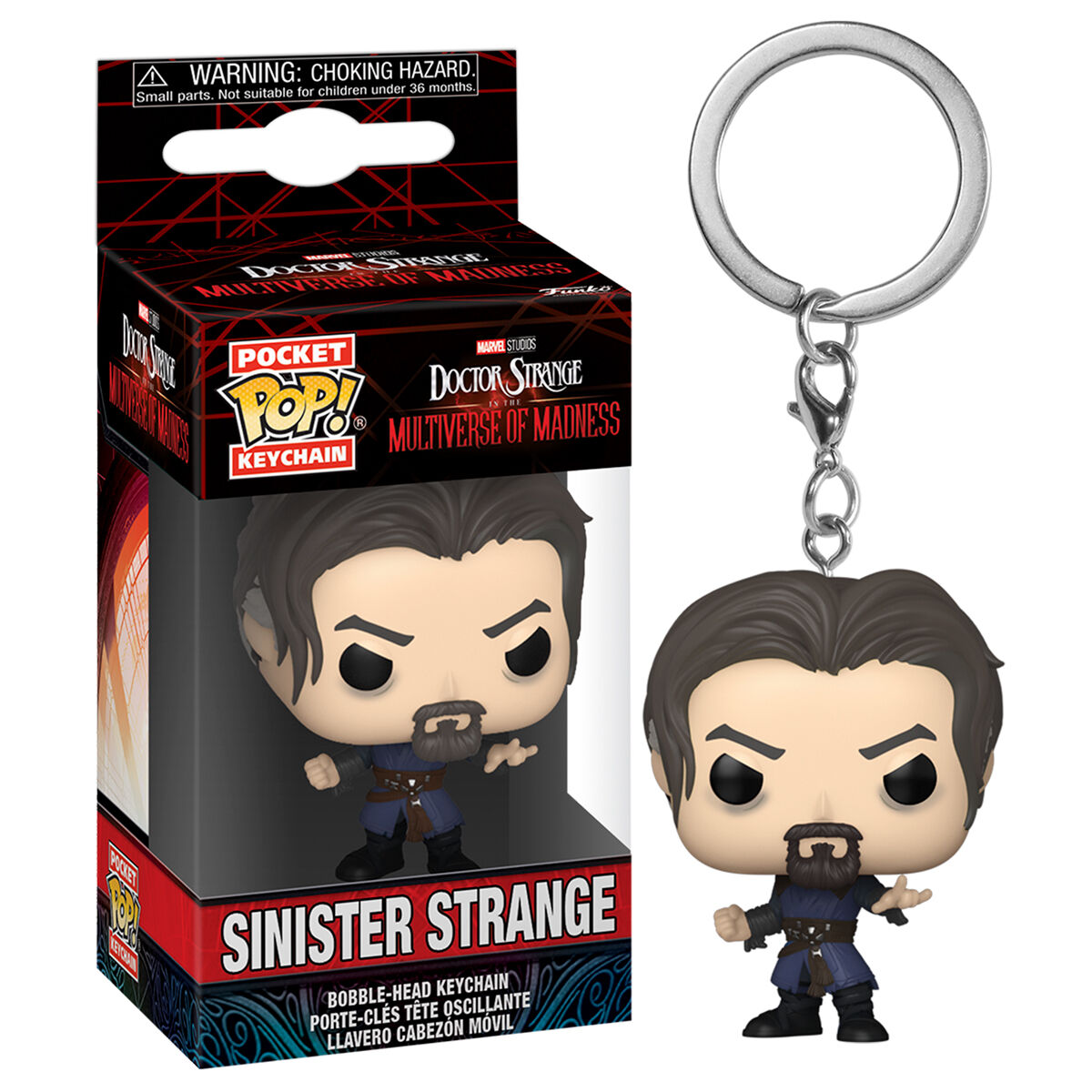 Llavero Pocket POP Marvel Doctor Strange  Siniester Strange de FUNKO - Frikibase.com