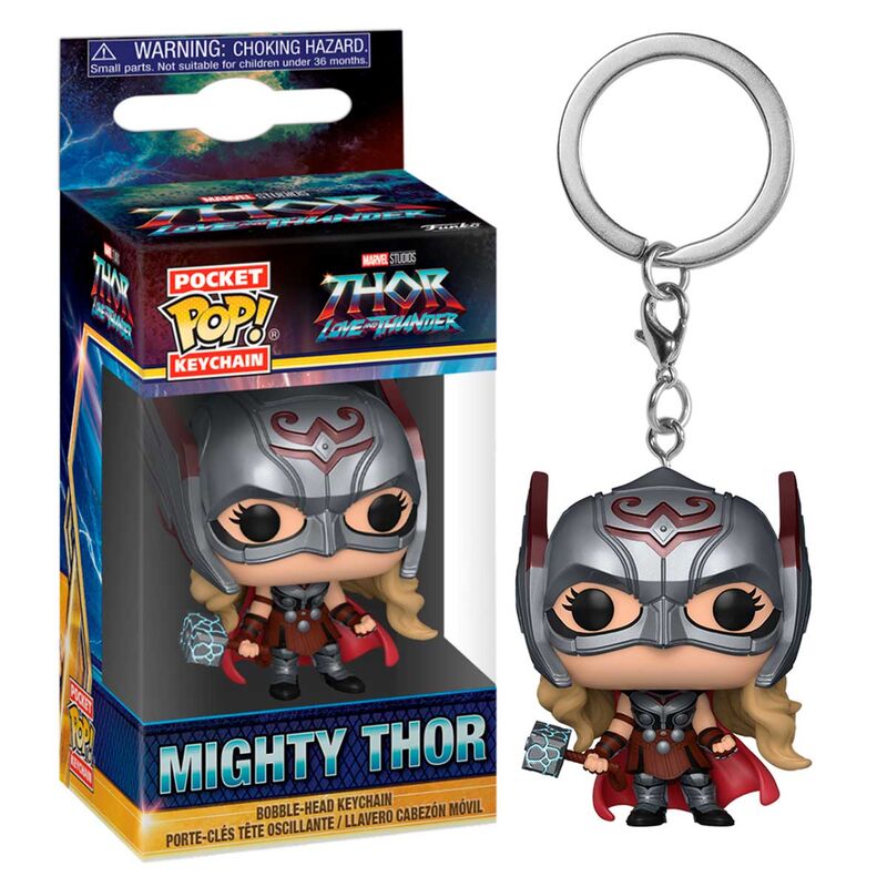 Llavero Pocket POP Marvel Thor Love and Thunder Mighty Thor de FUNKO - Frikibase.com