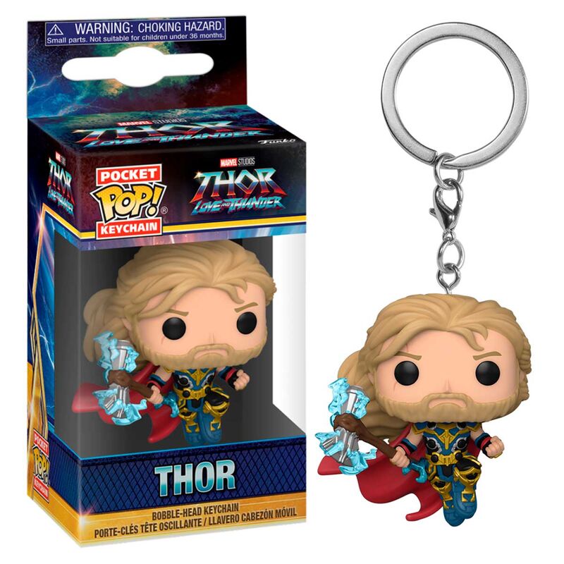 Llavero Pocket POP Marvel hor Love and Thunder Thor de FUNKO - Frikibase.com