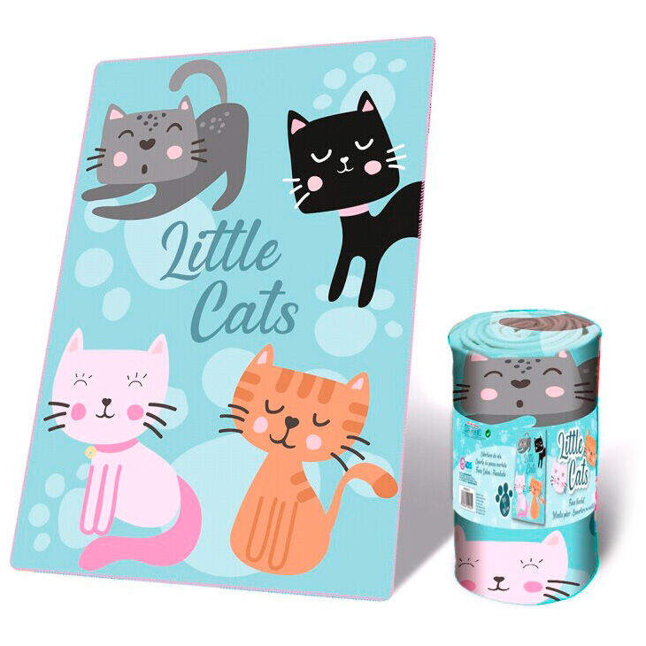 Manta polar Little Cats de KIDS LICENSING - Frikibase.com