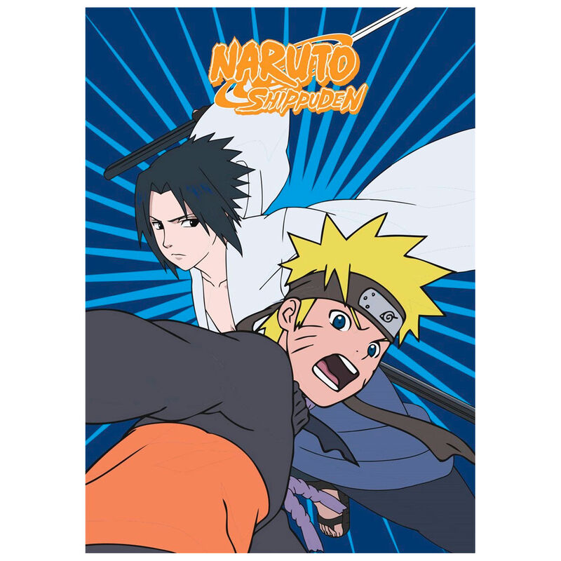 Manta polar Naruto y Sasuke Naruto Shippuden