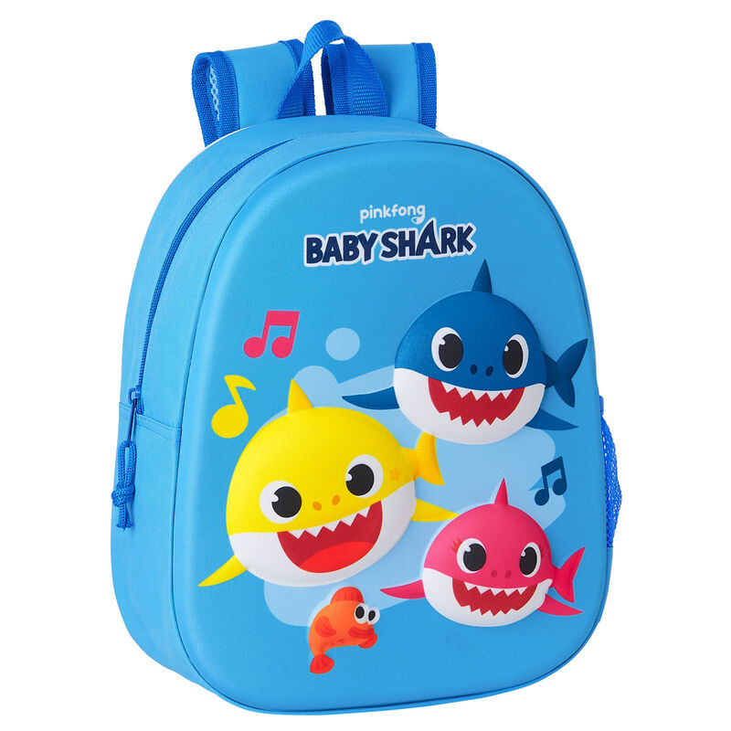 Mochila 3D Baby Shark 32cm de SAFTA - Frikibase.com