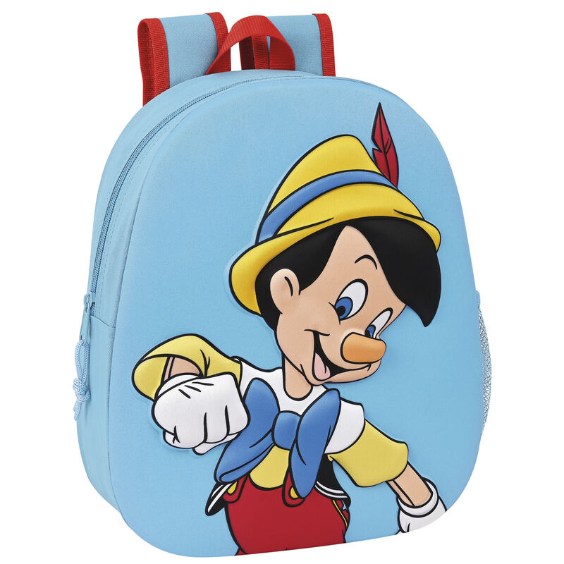 Mochila 3D Pinocho Disney 32cm de SAFTA - Frikibase.com