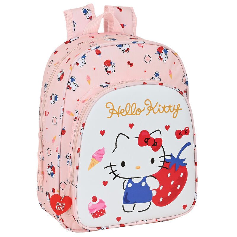 Mochila Happiness Girl Hello Kitty adaptable 34cm de SAFTA - Frikibase.com