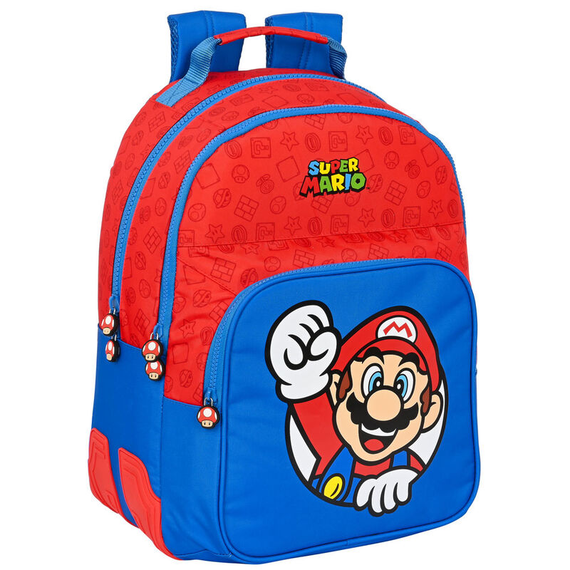 Mochila Super Mario Bros adaptable 42cm de SAFTA - Frikibase.com