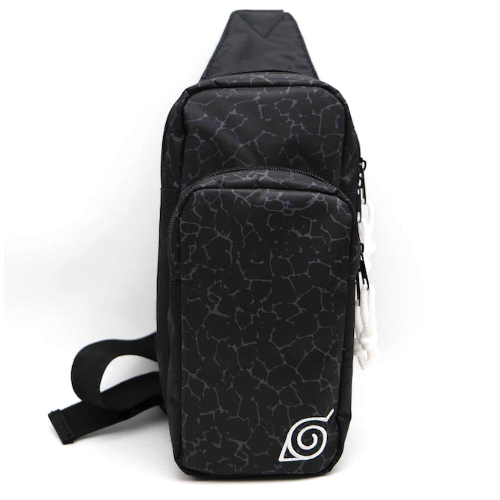 Mochila bandolera Logo Villa Hoja Naruto Shippuden 34cm de PIERROT - Frikibase.com