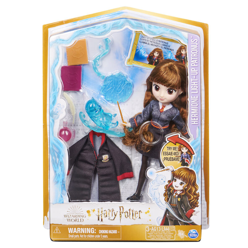 Muñeca Hermione Efectos Patronus Harry Potter Wizarding World de SPIN MASTER - Frikibase.com