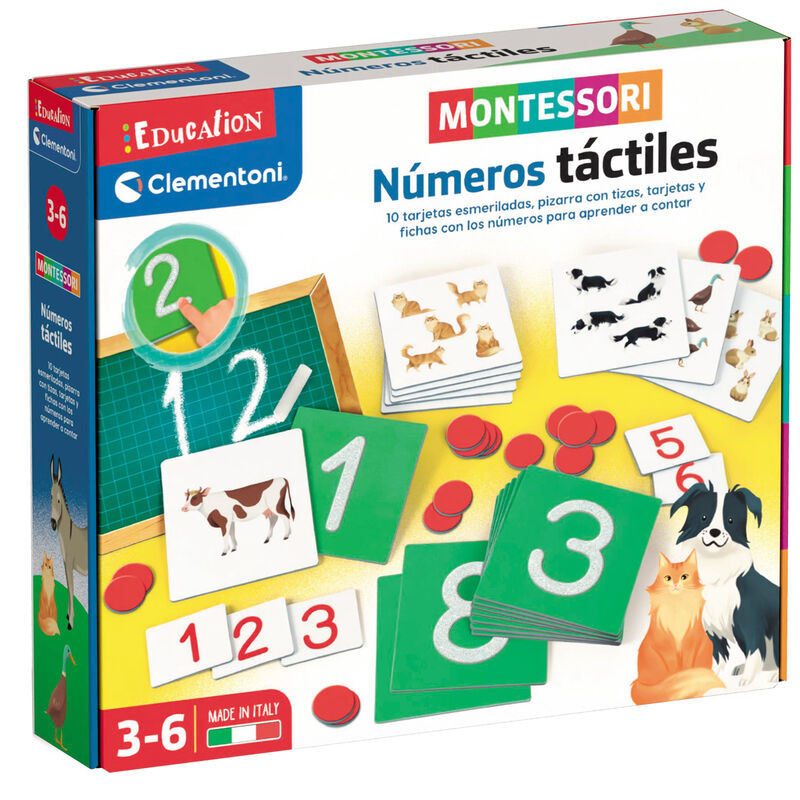 Numeros Tactiles Montessori de CLEMENTONI - Frikibase.com