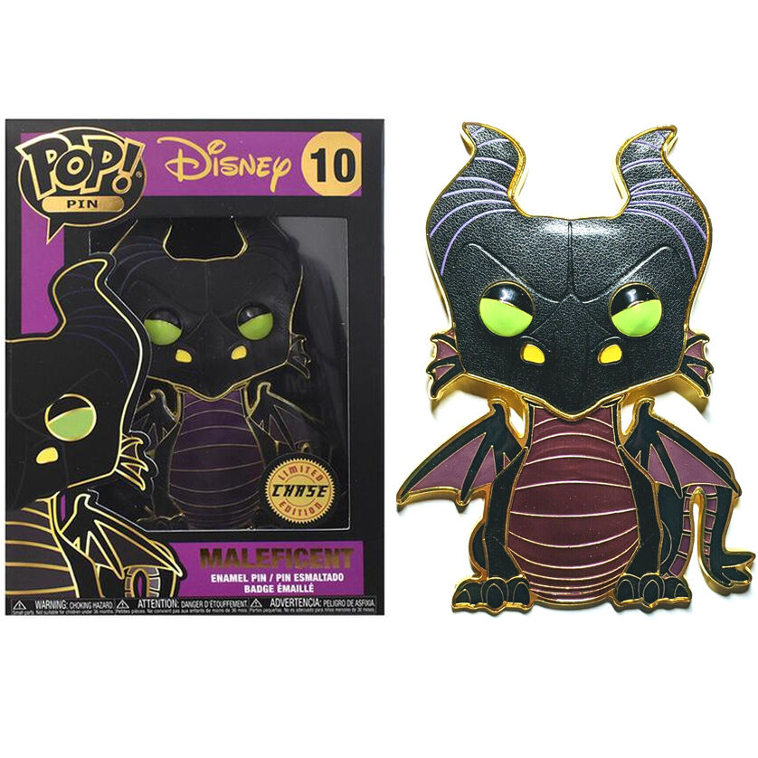 POP Pin Disney Malefica Dragon 10cm Chase de FUNKO - Frikibase.com