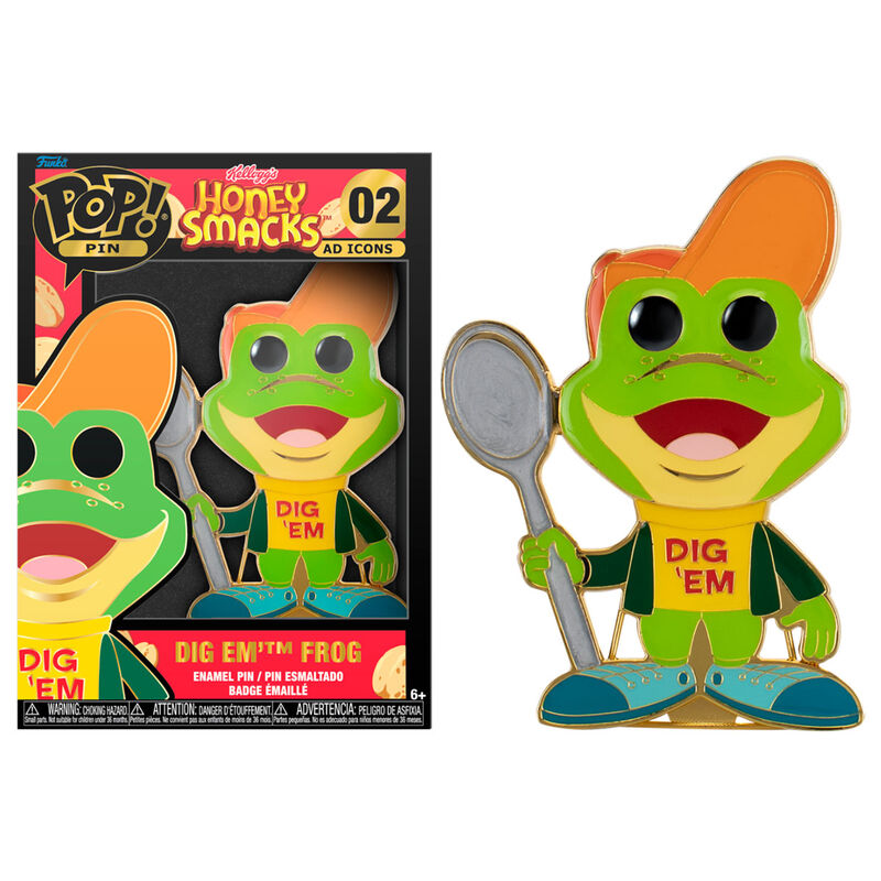 POP Pin Honey Smacks Dig Em Frog 10cm de FUNKO - Frikibase.com