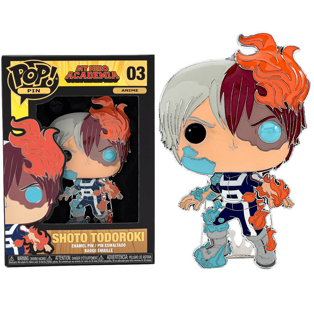 POP Pin My Hero Academia Shoto Todoroki 10cm de FUNKO - Frikibase.com