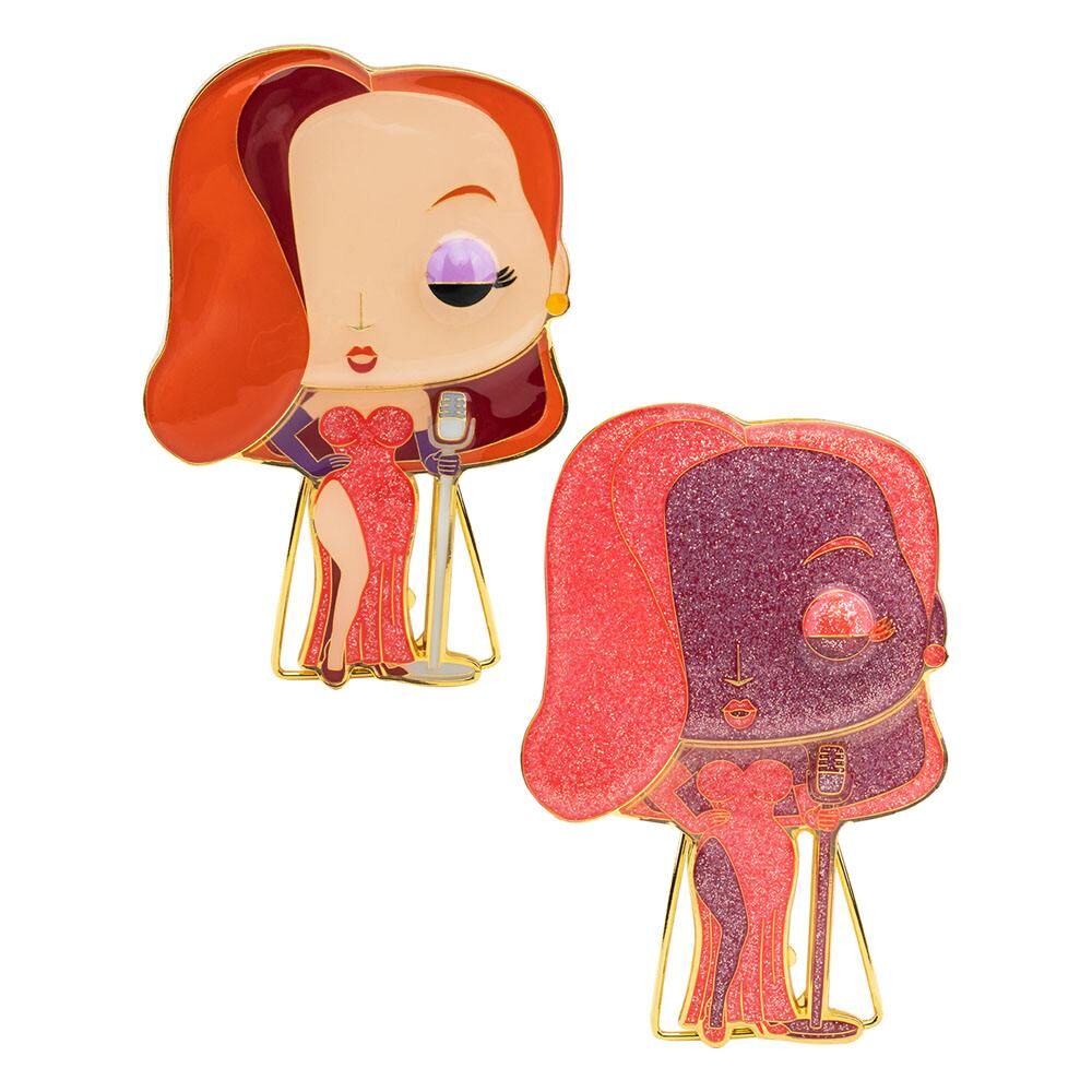 POP Pin Roger Rabbit Jessica Rabbit 10cm 11 + 1 Chase de FUNKO - Frikibase.com