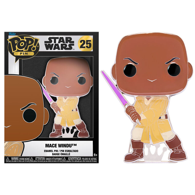 POP Pin Star Wars Mace Windu 10cm de FUNKO - Frikibase.com