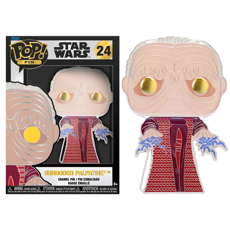 POP Pin Star Wars Unhooded Palpatine 10cm de FUNKO - Frikibase.com