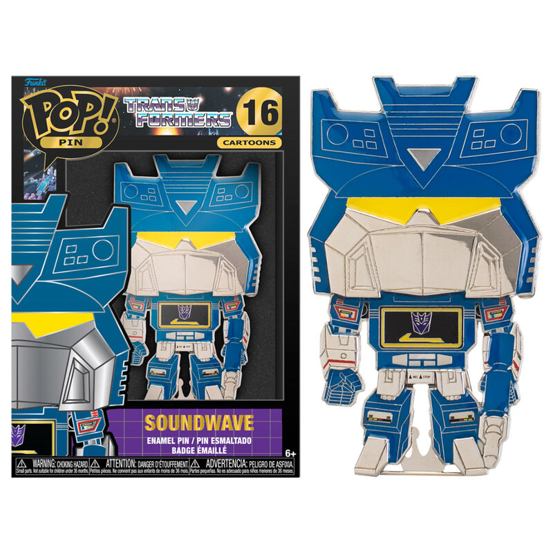 POP Pin Transformers Soundwave 10cm de FUNKO - Frikibase.com